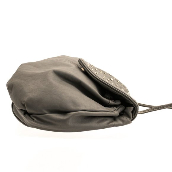 L. J. Simone New York Grey Leather Purse Bag - Picture 5 of 7